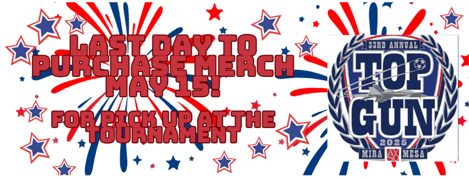 LAST DAY TO PURCHASE TOP GUN MERCH