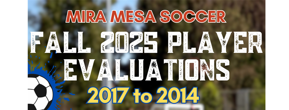 Fall 2025 Player Evaluations