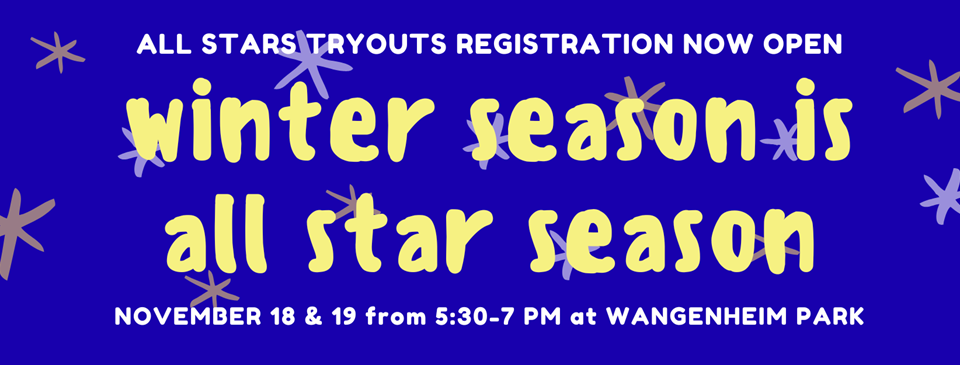 ALL STARS TRYOUT REGISTRATION NOW OPEN