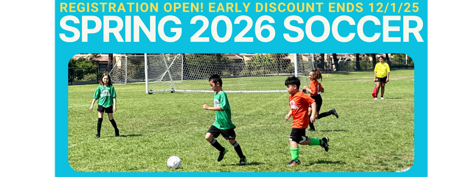 Spring 2026 Registration now open!