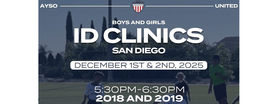 TRYOUTS for 2018/19 & ID CLINICs